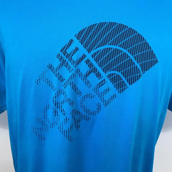 The North Face NWT Blue Short Sleeves Shirt Men XL *Pls See Description* - Picture 3 of 8